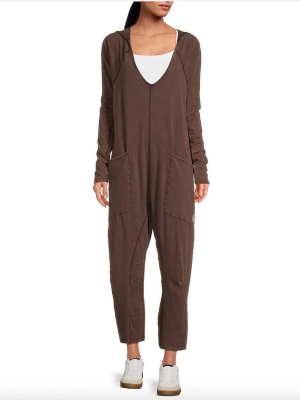 NWT Free People Movement Hot Shot Long-Sleeve Hooded Onesie Sz Medium - Picture 4 of 6